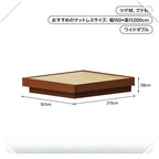 Natural Wood Storage Bed