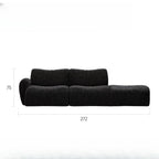 Chenier Flannel Modular Sofa