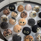 Handmade Jingdezhen Ceramic Cat Figurine