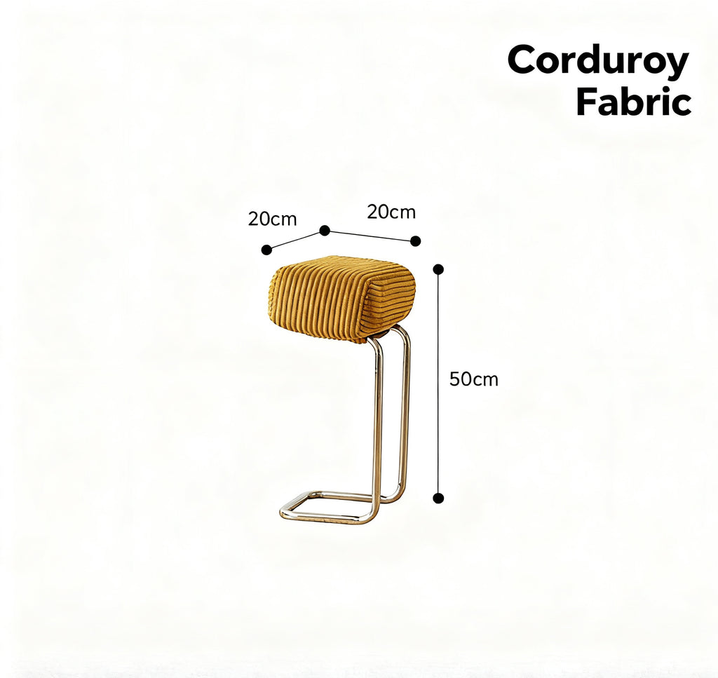 Retro Mustard Yellow Velvet Sofa