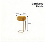 Retro Mustard Yellow Velvet Sofa