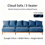 Modular lattice frame sofa