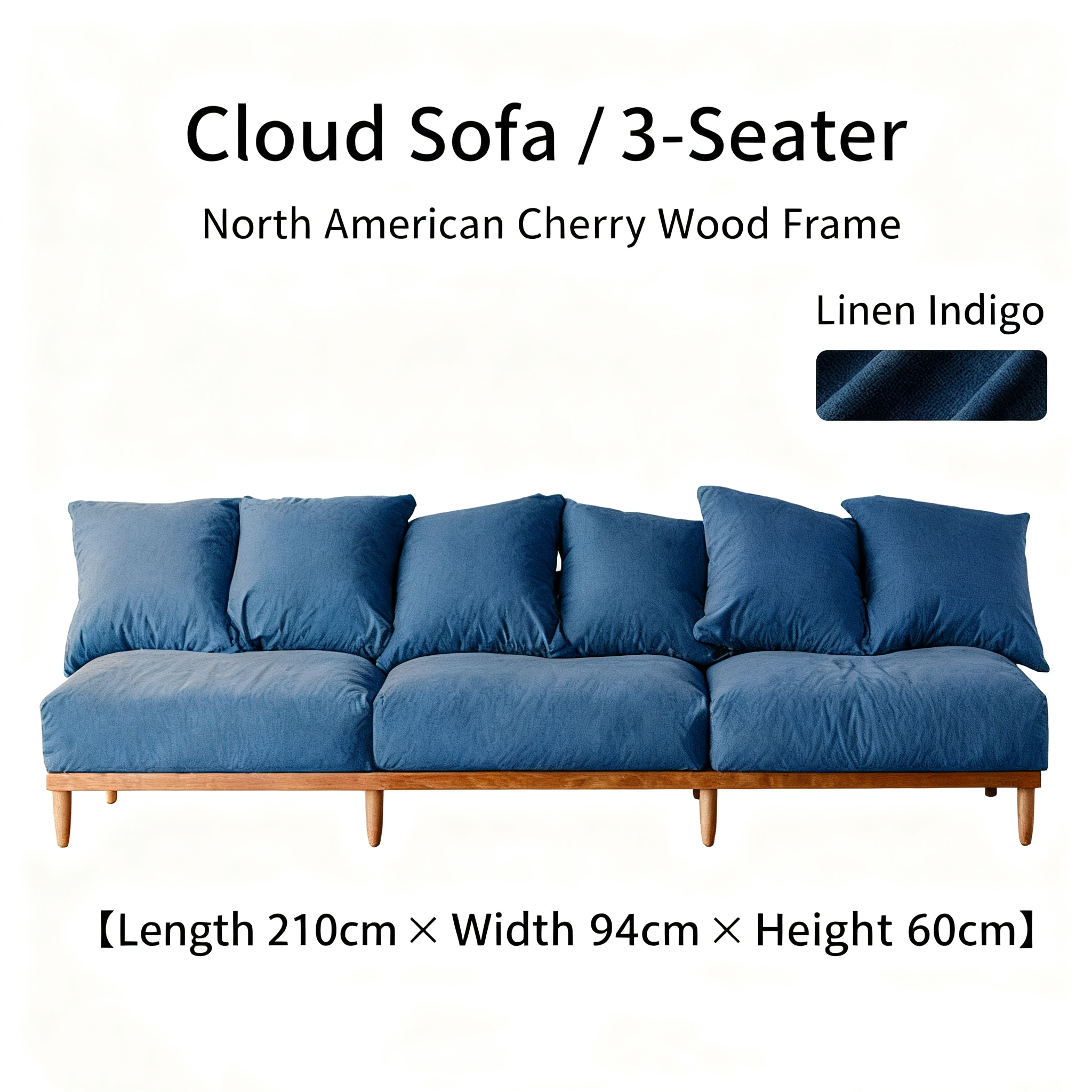 Modular lattice frame sofa