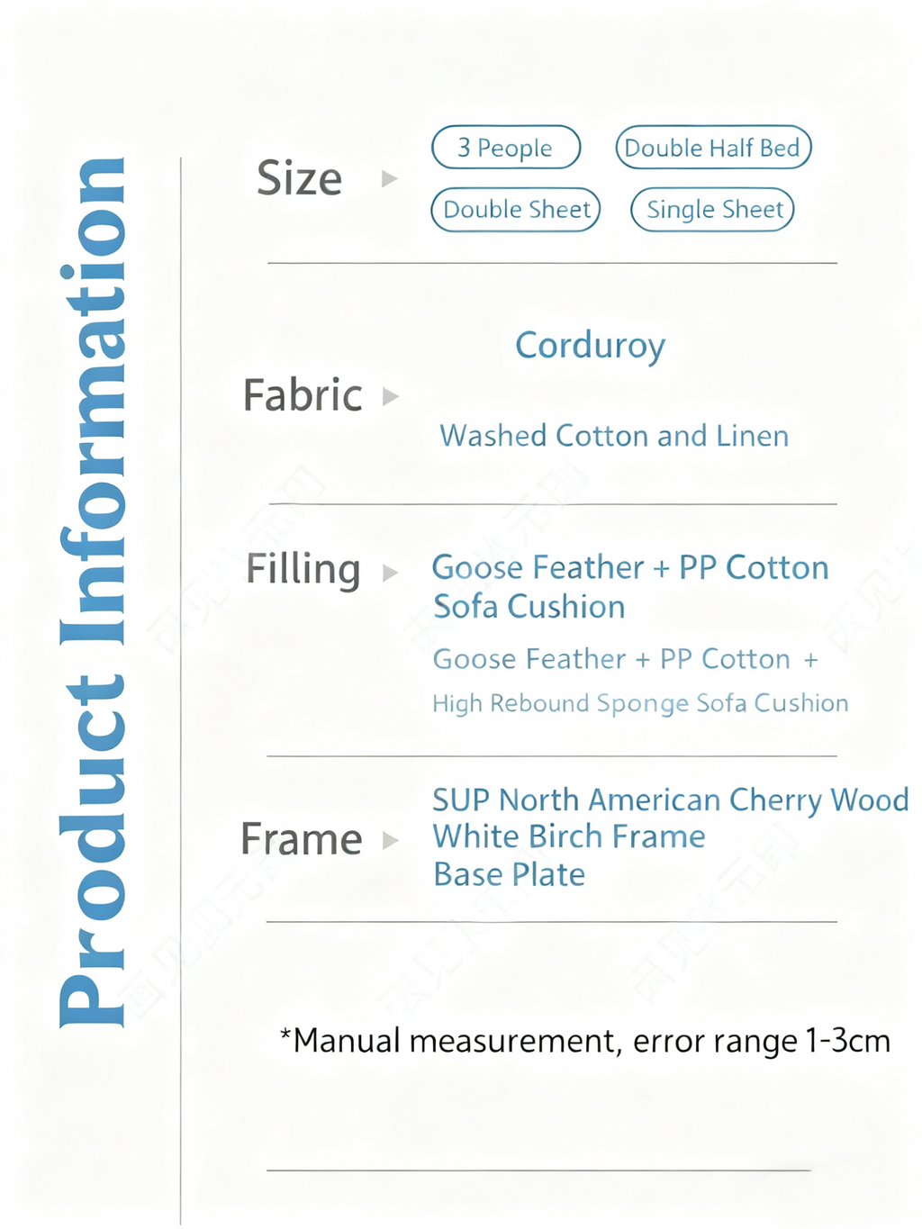 Modular lattice frame sofa
