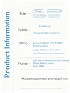 Modular lattice frame sofa