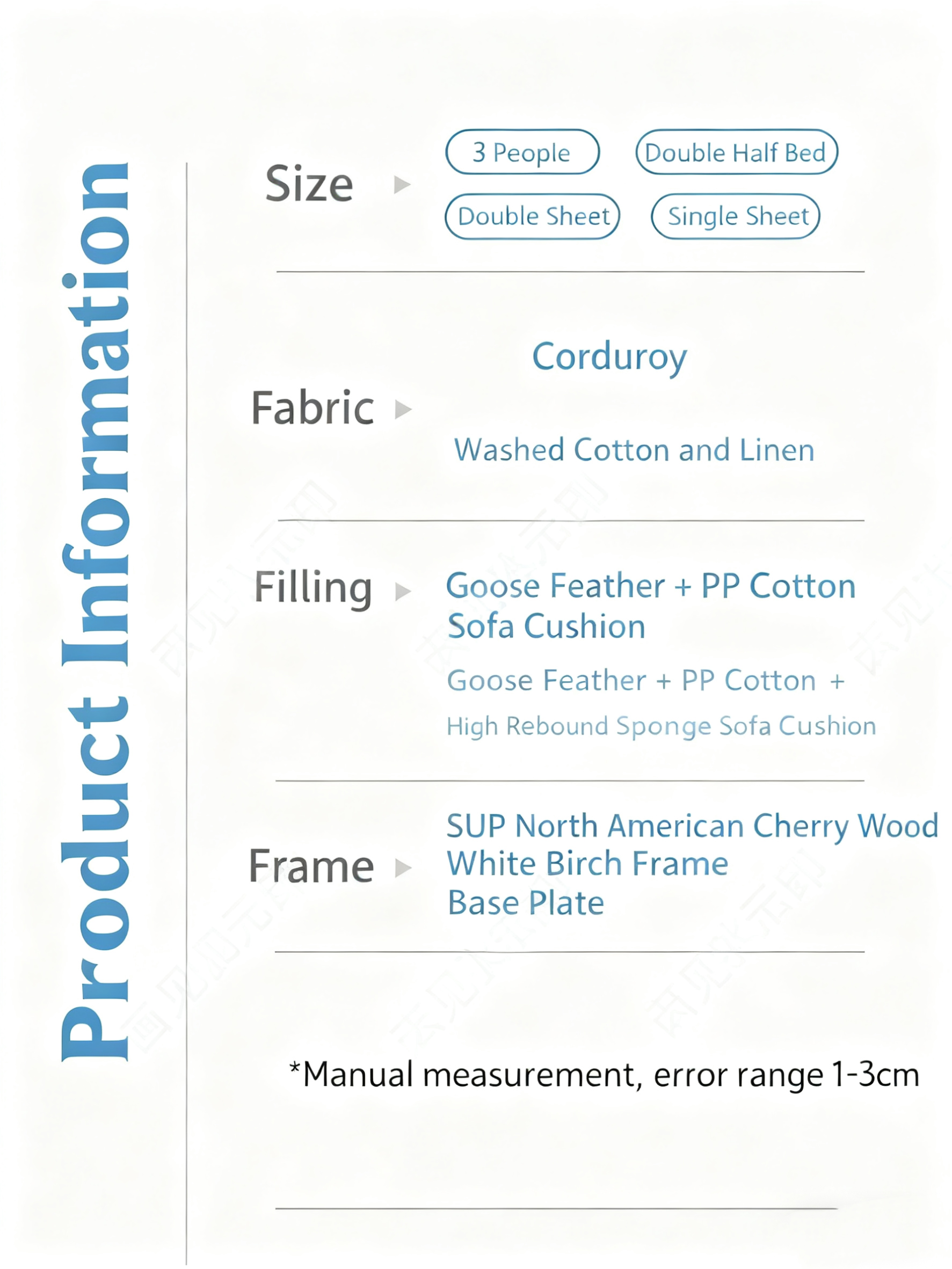 Modular lattice frame sofa