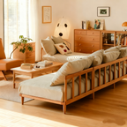 Modular lattice frame sofa