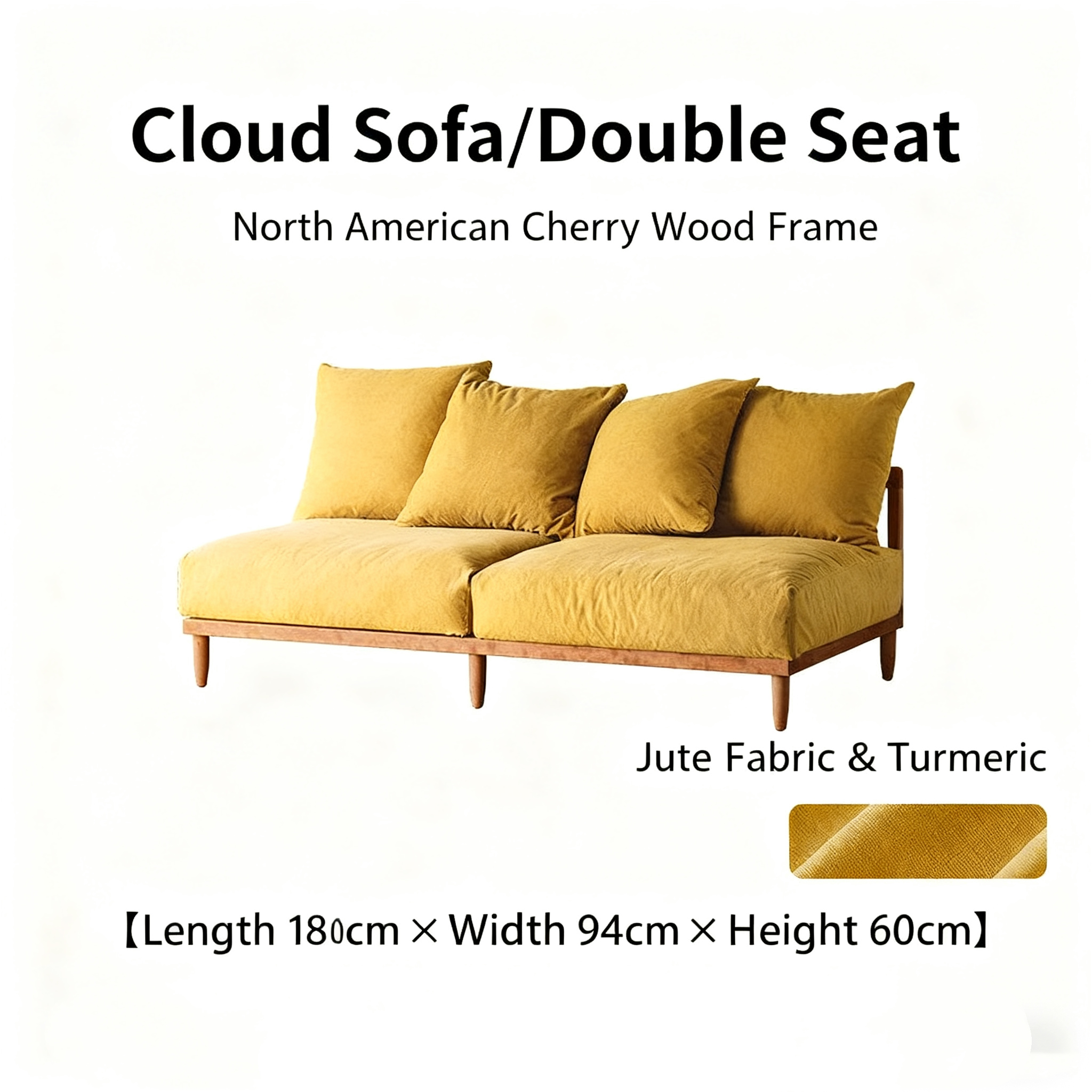 Modular lattice frame sofa