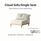 Modular lattice frame sofa