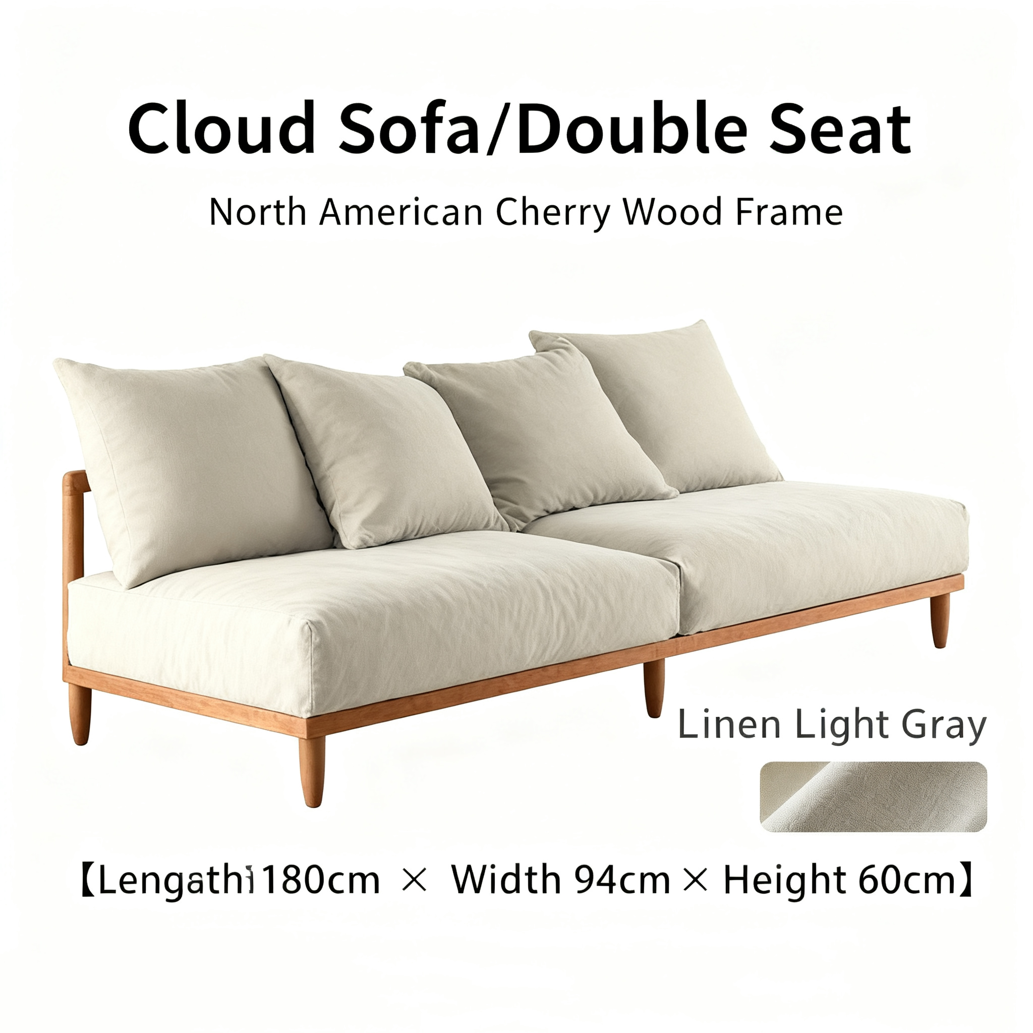 Modular lattice frame sofa