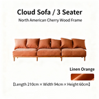 Modular lattice frame sofa