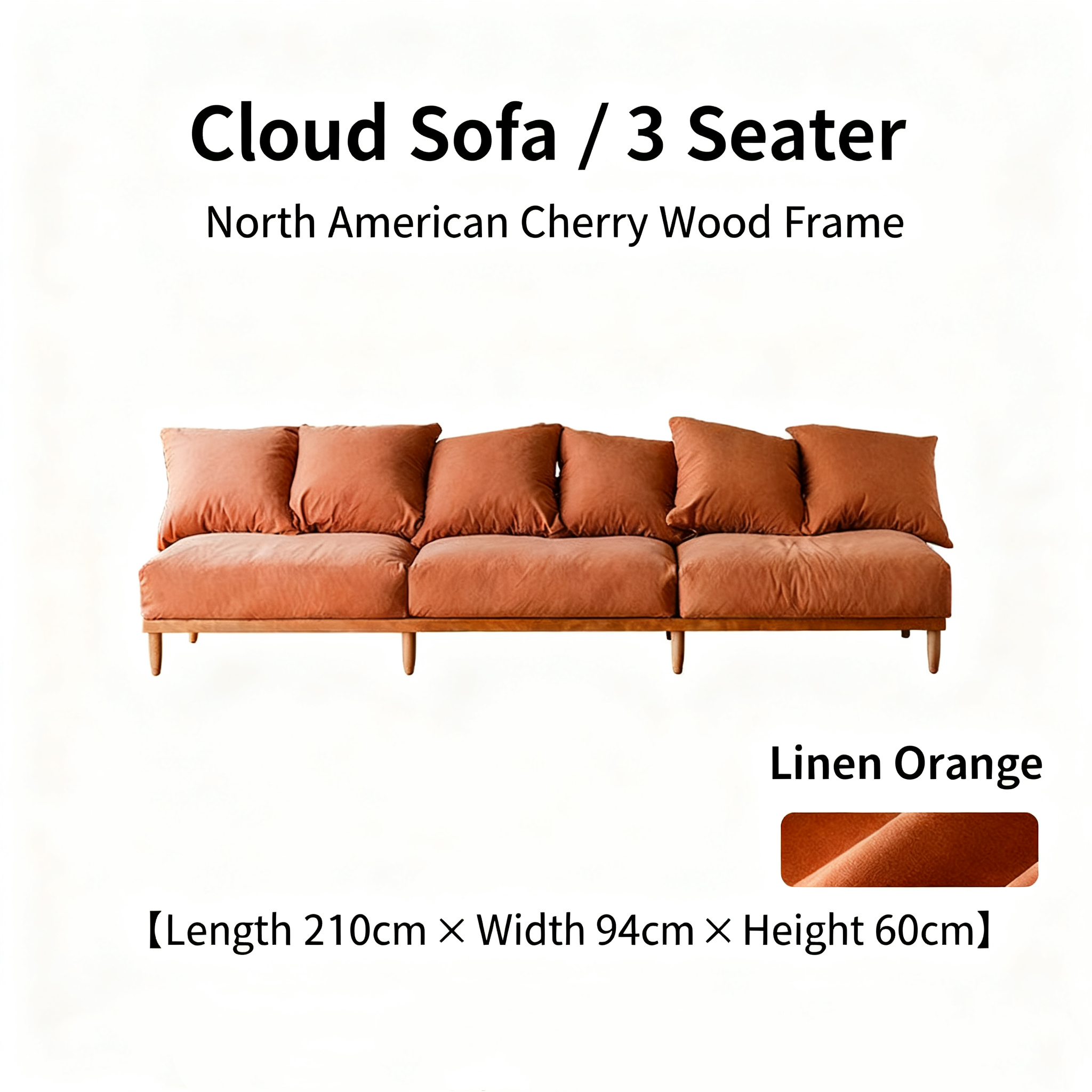 Modular lattice frame sofa