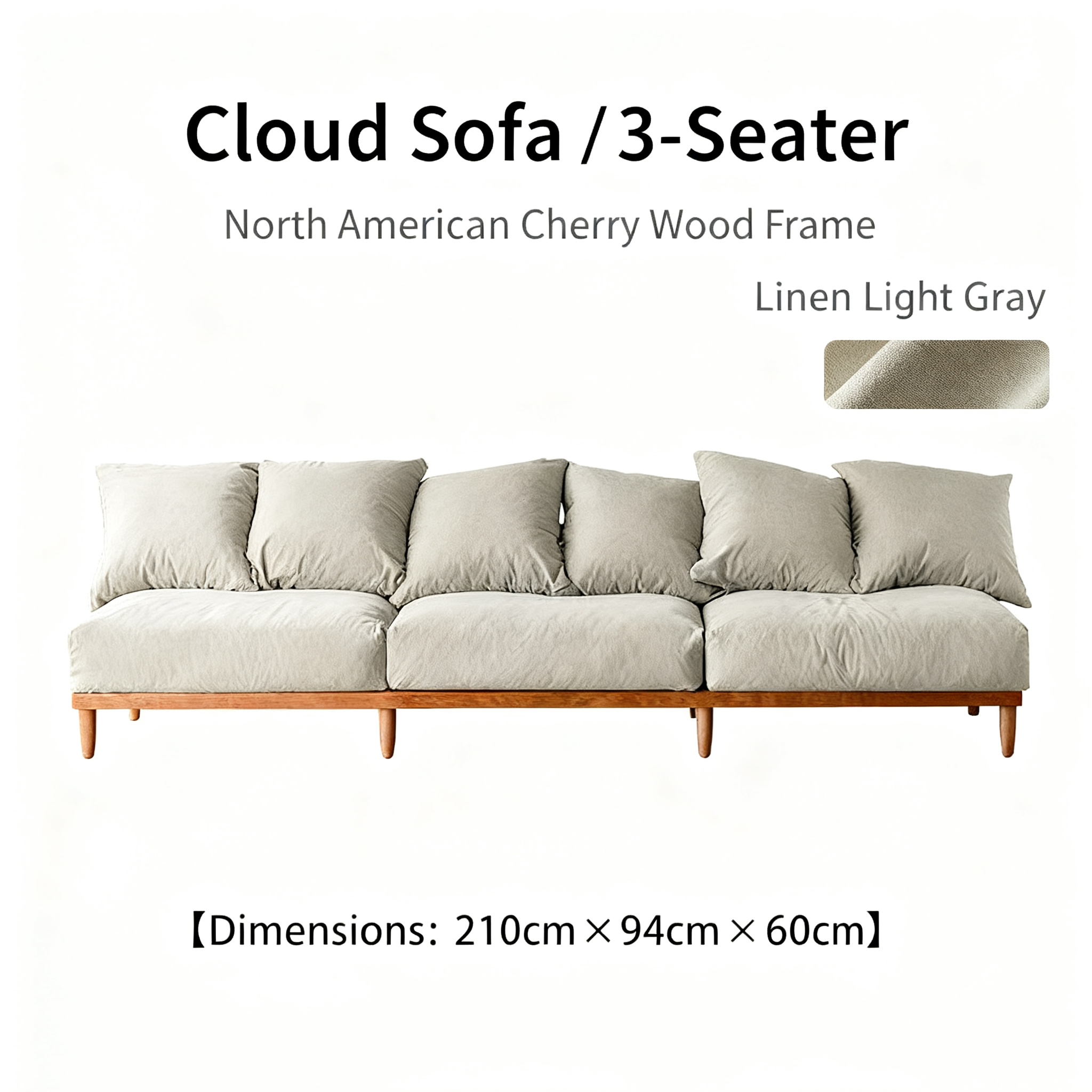 Modular lattice frame sofa