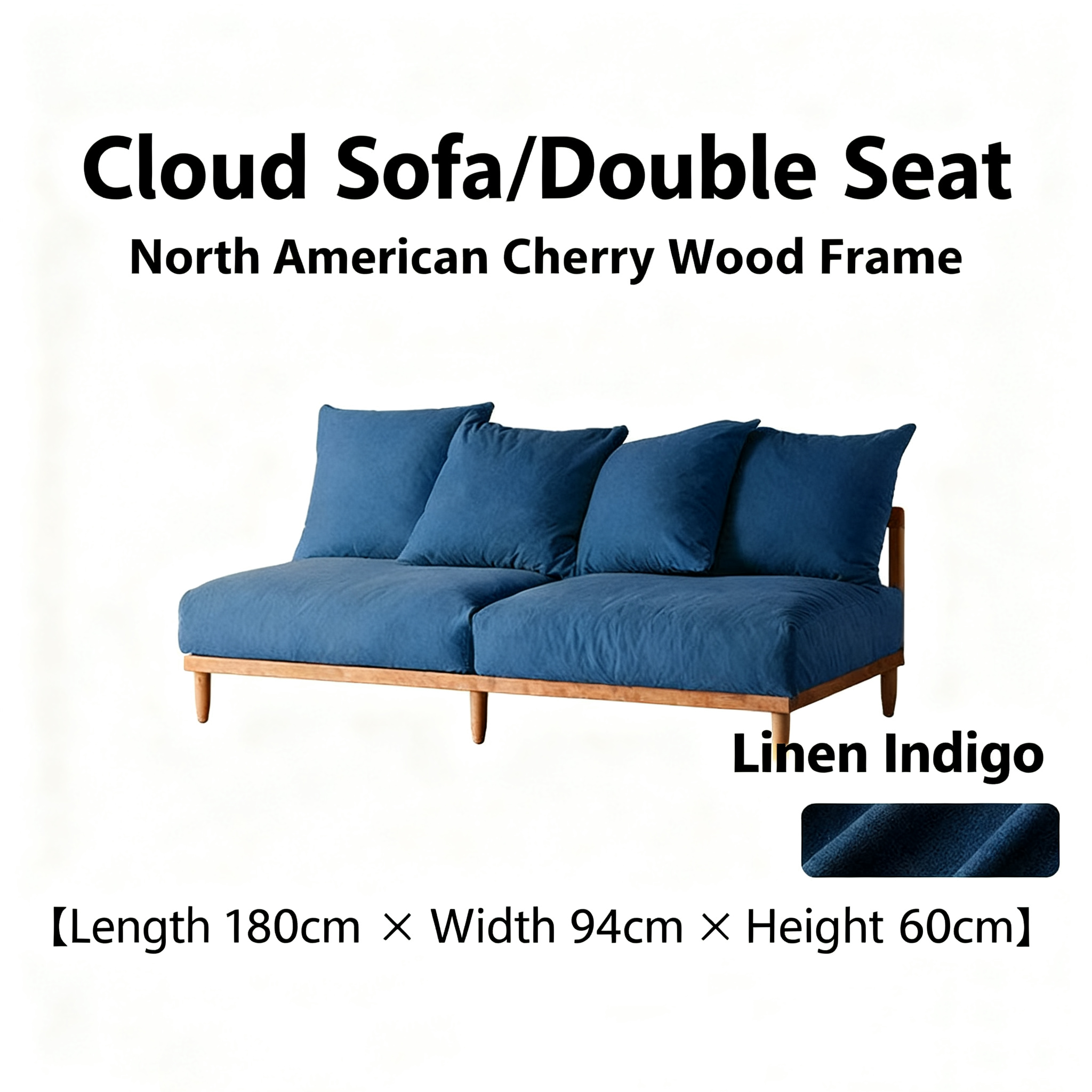 Modular lattice frame sofa