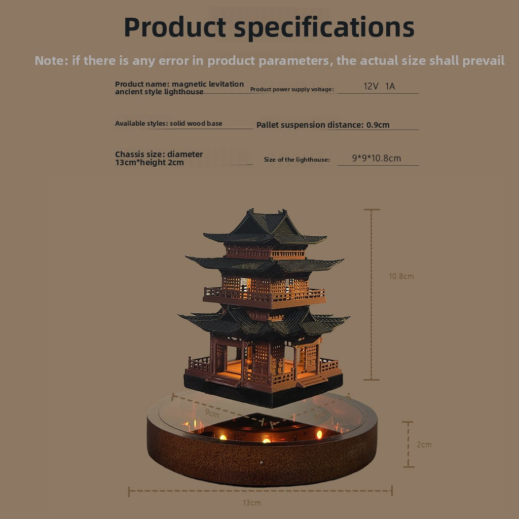 Levitating Ancient Pavilion Ornament