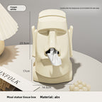 Stone Statue Tissue Box