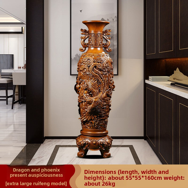 Longfeng Chengxiang Vase Pair