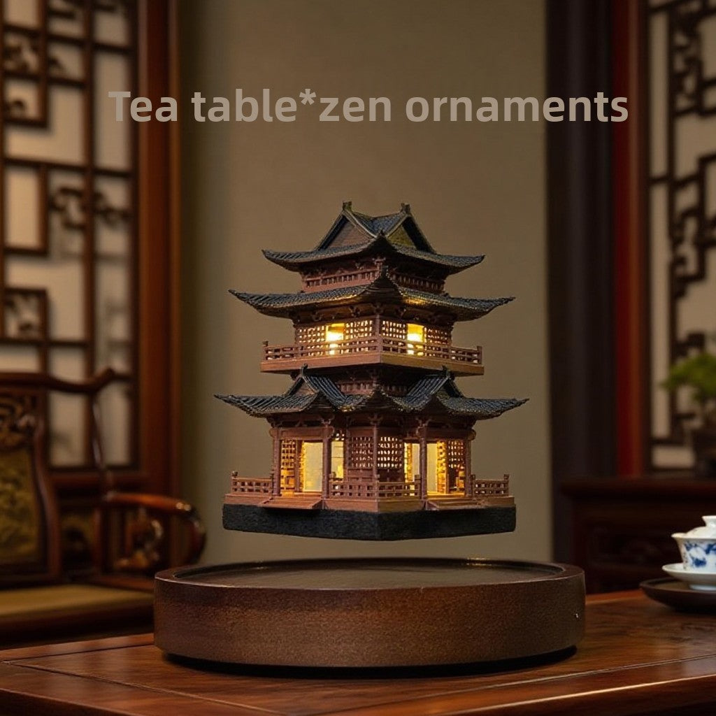 Levitating Ancient Pavilion Ornament