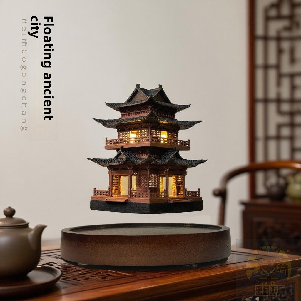 Levitating Ancient Pavilion Ornament